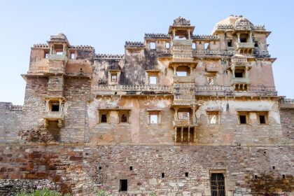 The view of Jauhar Kund Chittorgarh Fort.