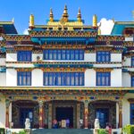 A beautiful Buddhist monastery known as Jirang Monastery, located in Gajapati district, Odisha