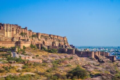 Enjoying the breathtaking views from a palace is one of the things to do in Jodhpur.