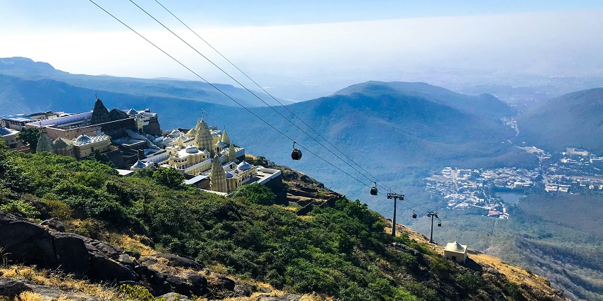 A marvellous aerial view of Junagadh, which is one of the must-visit attractions.