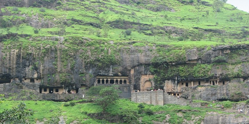 Ancient Buddhist rock-cut caves near Bhimashankar, one of the best places for travellers.