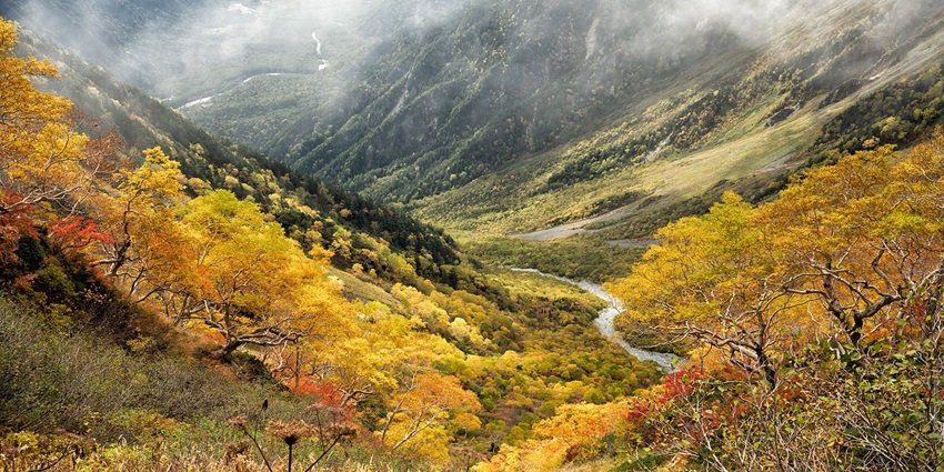 Autumn-kissed valley like Kachida Valley, a stunning tourist places in Ranthambore