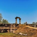 Historic temple ruins showcasing beautiful and detailed architecture.