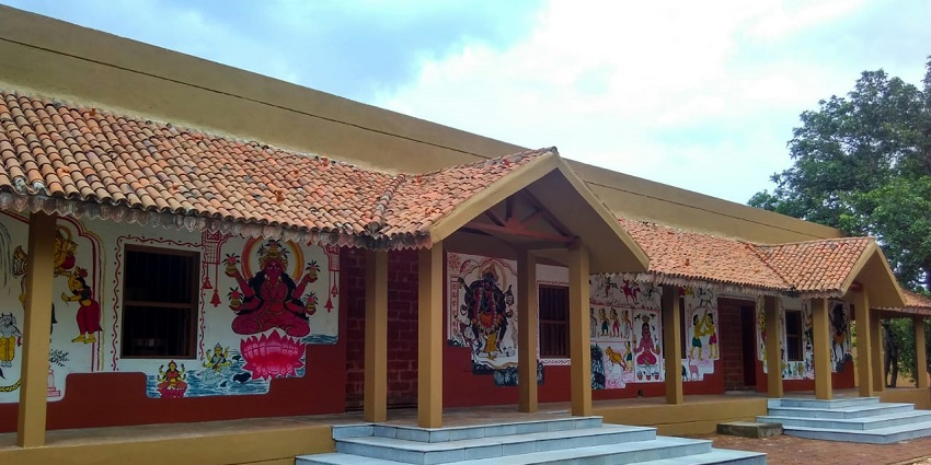 The Odisha Crafts Museum which is a beautiful place to come closure with rich cultural heritage