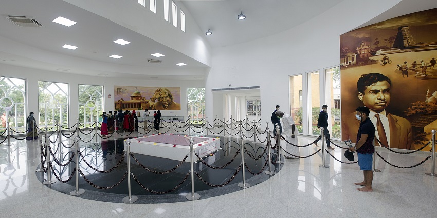 Abdul Kalam Memorial offers several insights into his life, offering education on topics.