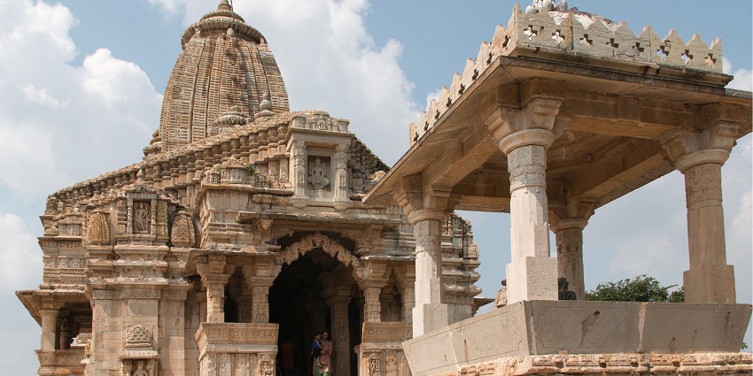 View of Shri Kalika Devi Temple, a popular tourist attraction to visit in Chittorgarh.