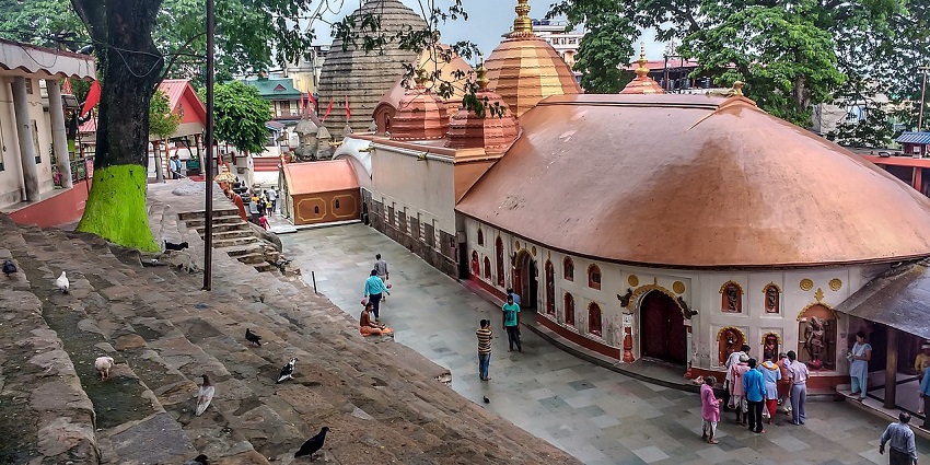 The sacred Kamakhya Temple is one of the best places to visit in Guwahati in December.
