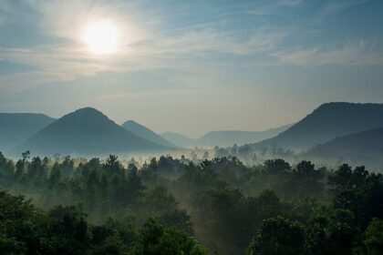 Picturesque view of Kambalakonda wildlife sanctuary, an ideal destination for wildlife enthusiasts