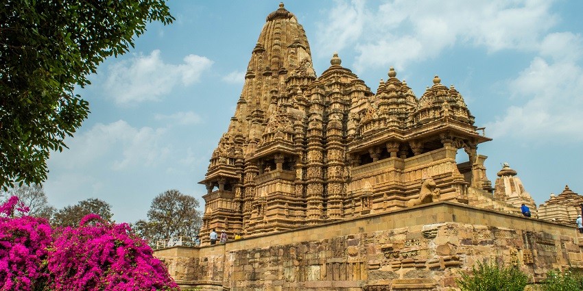 A glimpse of the Kandariya Mahadev Temple, one of the top temples near Matangeshwar Temple.