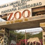 The entrance of Kankaria zoo.