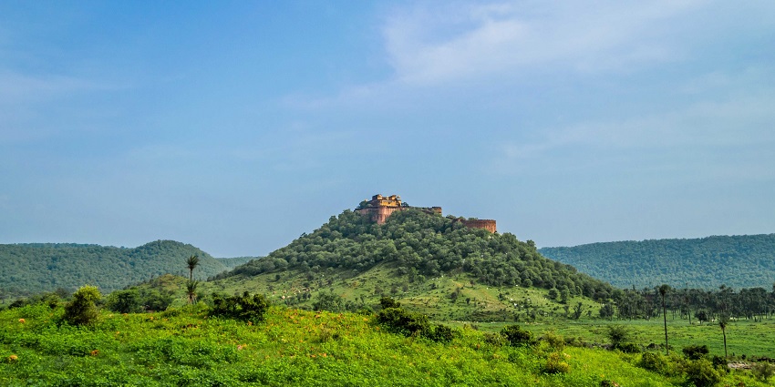 Kankwari Fort in Sariska offers Mughal architecture and panoramic wildlife views.