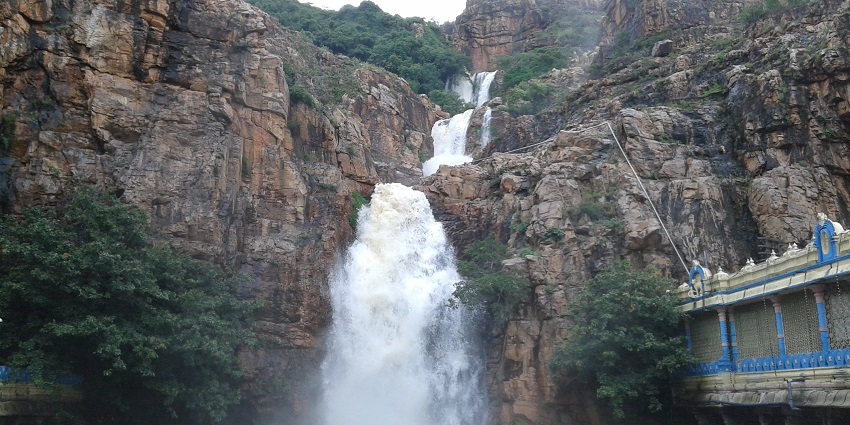 Explore the majestic Kapila Theertham Waterfalls on your trip to the city of Tirupati.