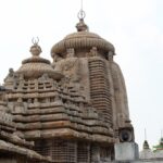 A breathtaking view of the Kapileswar Temple with stunning architecture during the day.