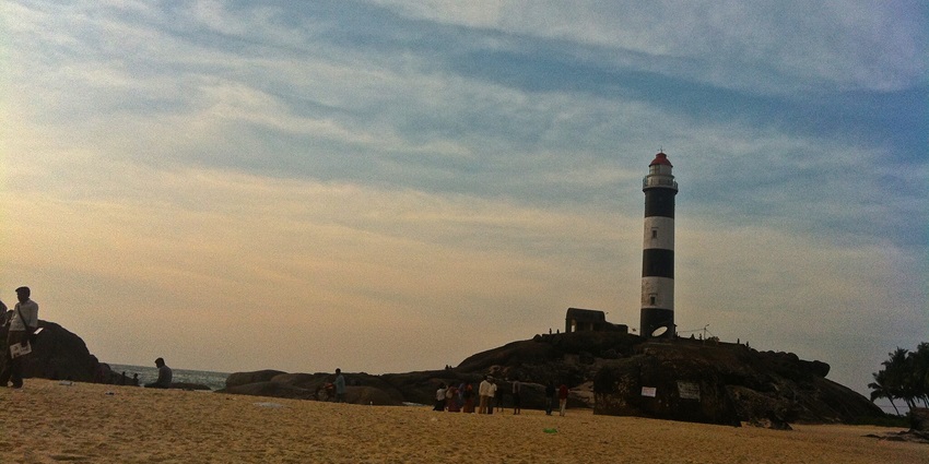 The private beaches in Udupi include the Kapu Private Beach, with a lush green backdrop