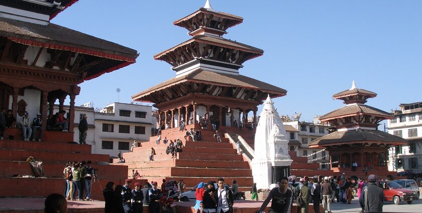 Explore the Kathmandu Durbar Square, a majestic attraction, amidst places to visit near Kathmandu.