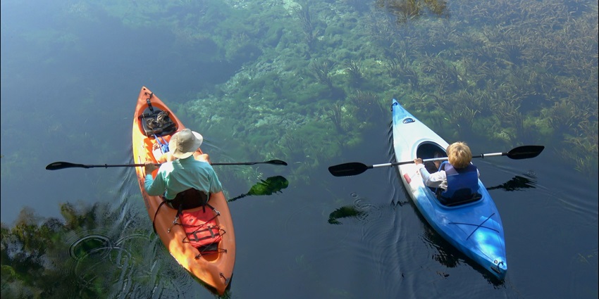 Kayaking is one of the most famous water sports in Diu for every traveller to try.