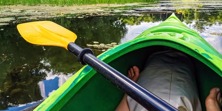Explore the peaceful waterways while on a kayak in North Goa and enjoy the unlimited fun