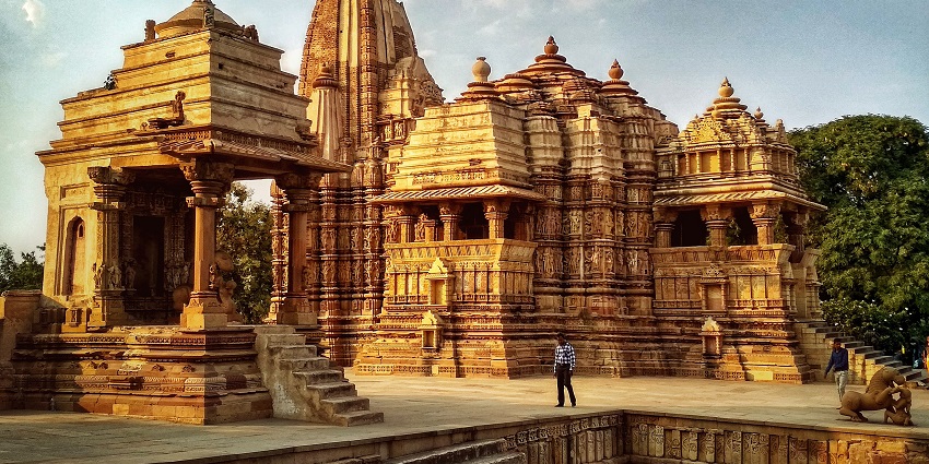 intricate stone carvings and grand architectural structures.