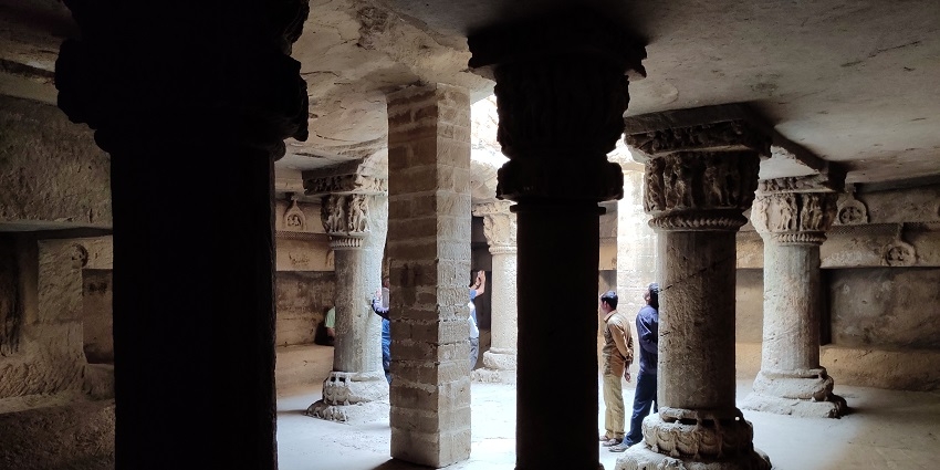 Buddhist caves Uparkot Junagadh Gujarat is an historic piece of Heritage and Culture