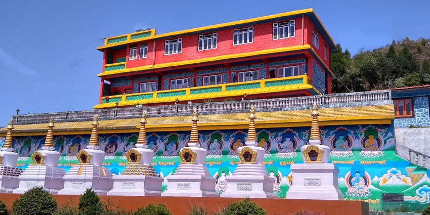 Khawalung monastery is filled with fragile murals, statues, and silence that attracts both monks and practitioners.