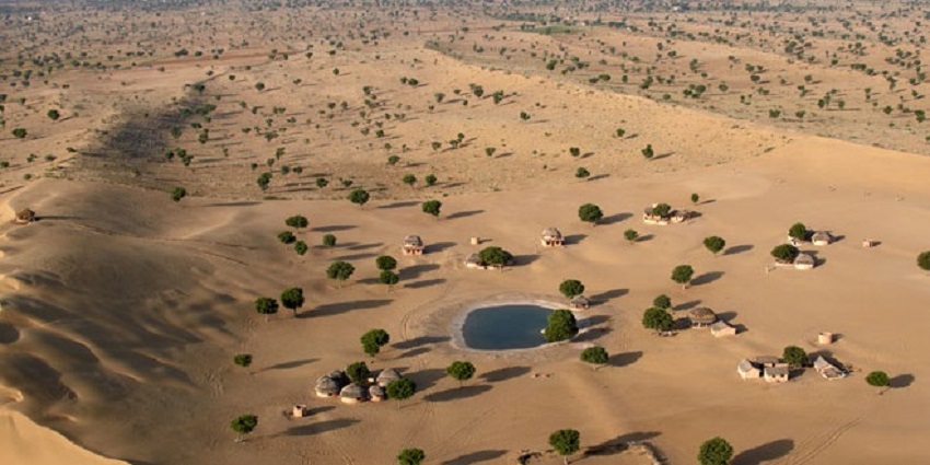 Image of Khimsar: serene desert retreat with luxury stays and untouched dunes