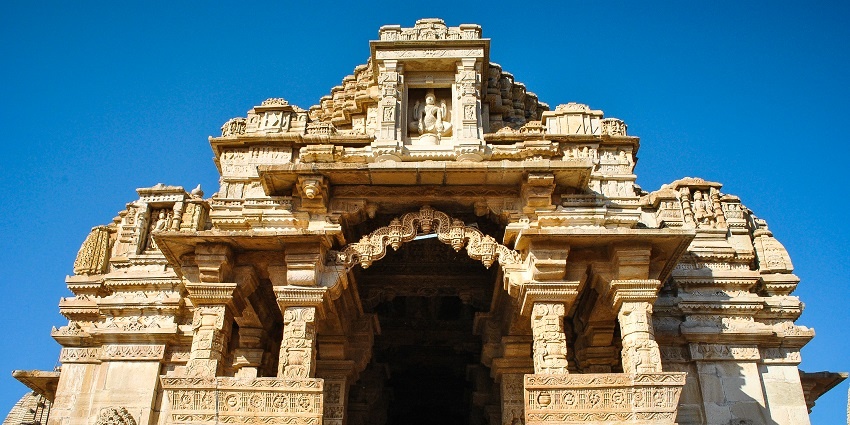 Khoda Ganesh Ji Temple: serene shrine with stunning architecture and greenery.
