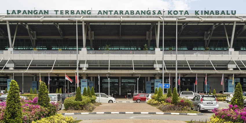 Kota Kinabalu International Airport is one of the top airports in Malaysia for tourists.