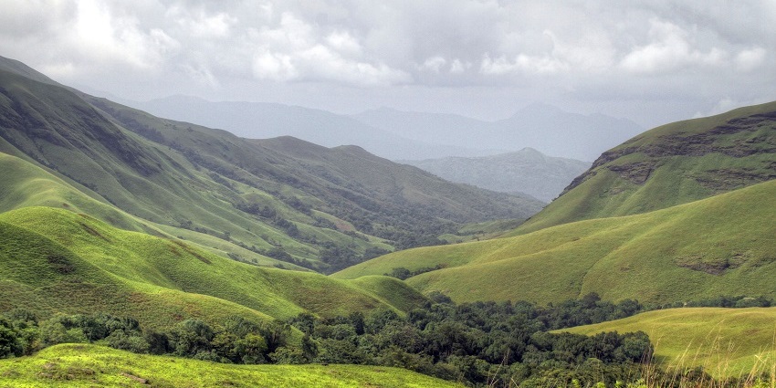 The lush valleys of Kudremukh are among the best hill stations near Udupi, Karnataka.