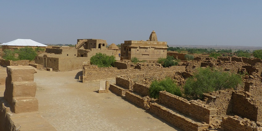 The village features historic architectural design.