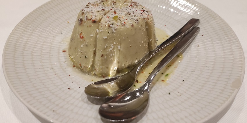Image of Kulfi served in a fancy restaurant with a white plate - Best Food In Delhi