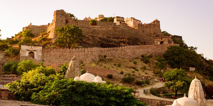 Stunning Kumbhalgarh Fort, a top a popular destination near Kumbhalgarh Wildlife Sanctuary