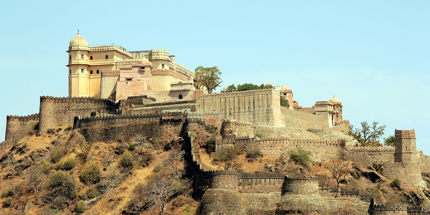 Kumbhalgarh Fort, a UNESCO site, showcases Rajasthan's architectural heritage.