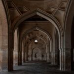 Panoramic view of the archway halls of Kunjpura fort, one of the best attractions for history lovers