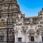 Exterior of 11th-century Kurmanatha Swamy Temple in Srikurmam, Andhra Pradesh.