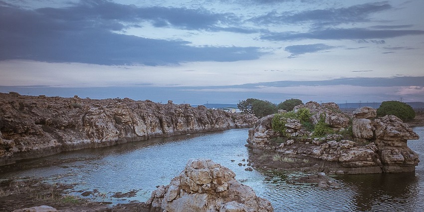 Explore the serene Rock Garden on your trip to the state of Andhra Pradesh, India.