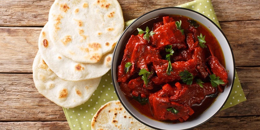 An enticing image of the Laal Maas dish, one of the best non-veg food in Kota, Rajasthan