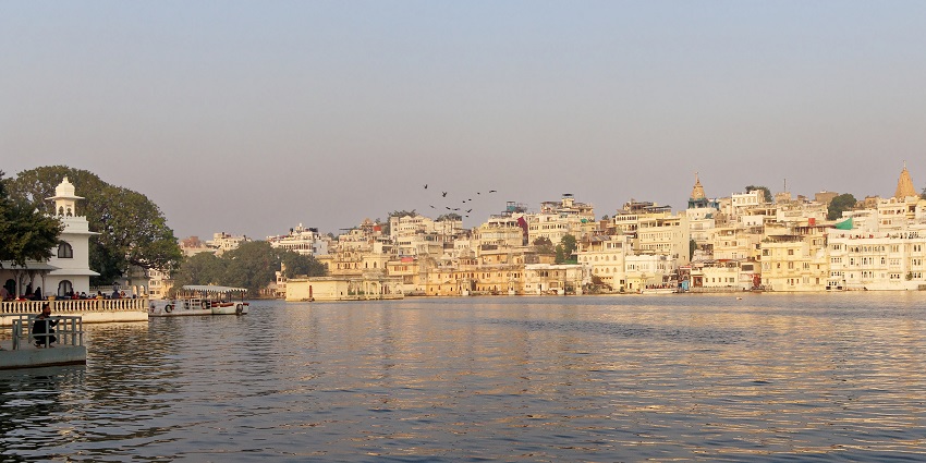 Lake Pichola offers picturesque views, serene boat rides, a best place near Vintage and Classic Car Museum.