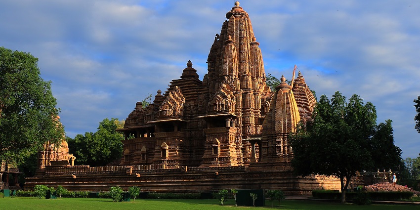 The east view of the Lakshmana Temple, one of the many tourist attractions near Parvati Temple.