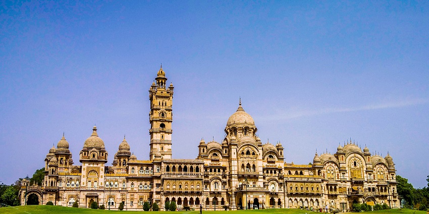 Lakshmi Vilas Palace, an ornate building with stunning architecture and grand design.