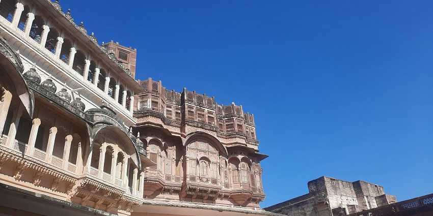 A glimpse of the splendid Lalgarh Palace with rustic charm nestled in Rajasthan.