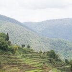 The best places to visit in Bhutan in May include this scenic landscape showing Bhutan’s lush mountains and valleys.