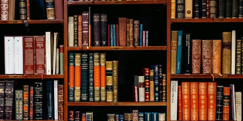Lang Library, a historic library showcasing an extensive collection of Gujarati literature.
