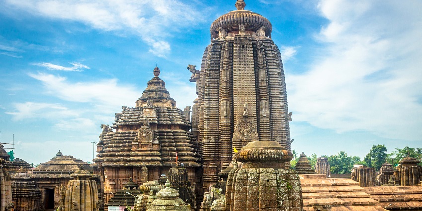 Lingaraj Temple is a magnificent example of Kalinga architecture, showcasing intricate carvings.