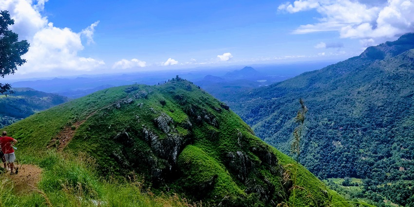Little Adam's Peak with its lush green slopes and panoramic views of the surrounding landscape
