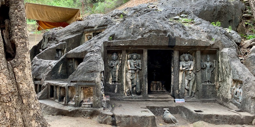 The Bhairavakona rock-cut cave temples are a historically important Shaivism tradition site.