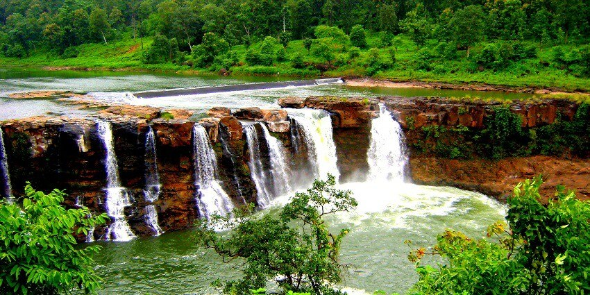 The beautiful surroundings of the Girmal Waterfalls location attract visitors year-round.