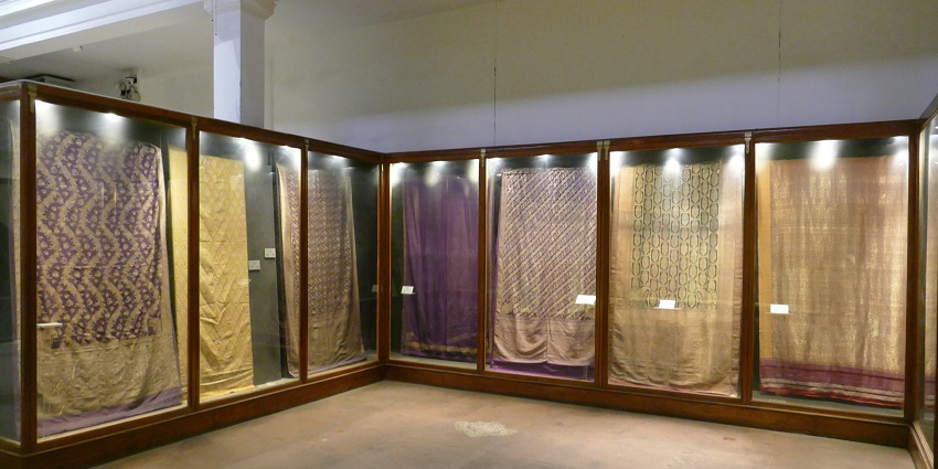 The exhibition at Calico Museum.