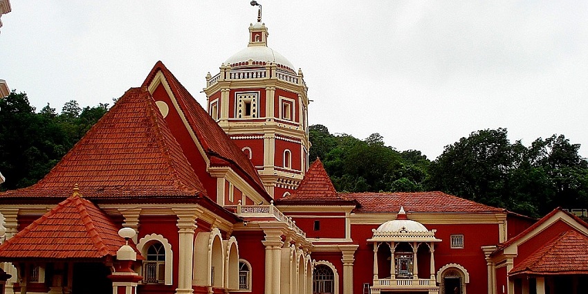 Shantadurga temple offers pilgrims a peaceful getaway from the bustling city life