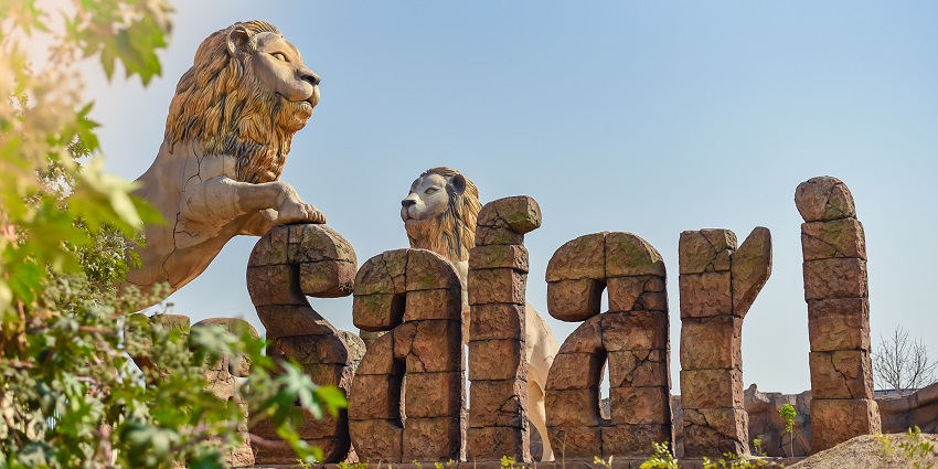 The Jungle Safari Statue of Unity is located in Gujarat and is an expansive wildlife sanctuary