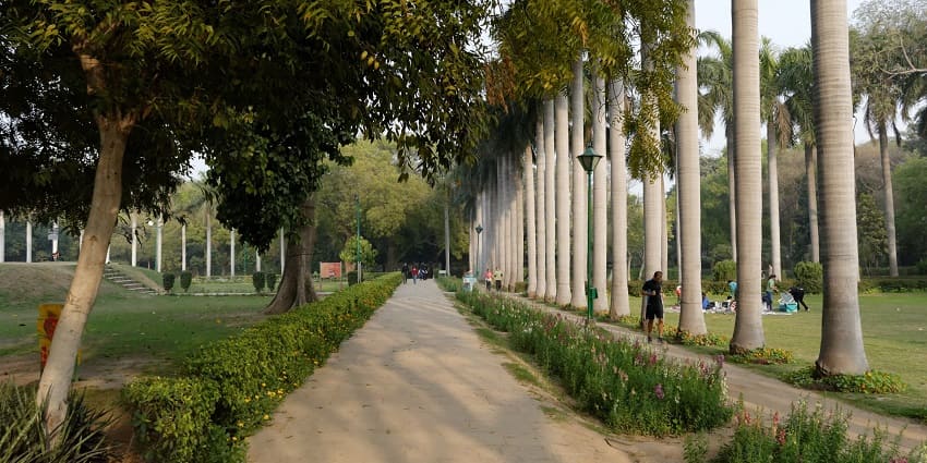 Lodhi Garden is one of the top tourist places in Delhi on Sunday with well-kept paths